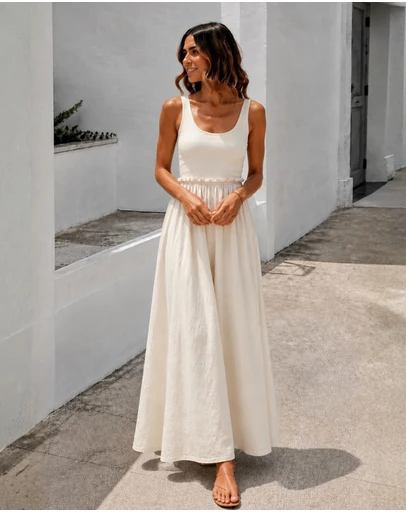 Esther & Co - Lucienne Dress - Ivory