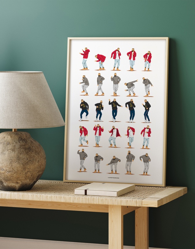 Olive et Oriel - Hotline Bling Art Print