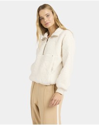 Billabong - Womens Rising Tides Half Zip Fleece Jumper
