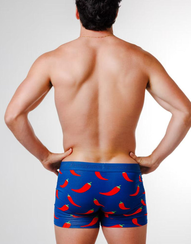 Budgy Smuggler - Men's Underwear Trunks in Chilli Willies
