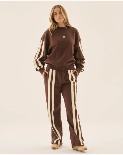 Araminta James - AJ Logo Stripe Trackpants
