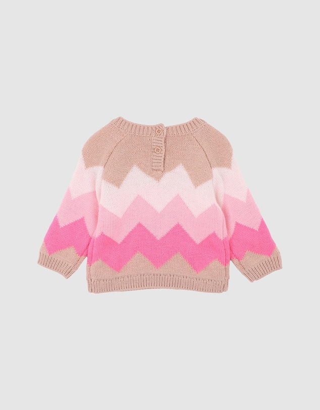 Fox & Finch - Winter Vacay Zigzag Knit Jumper - Babies
