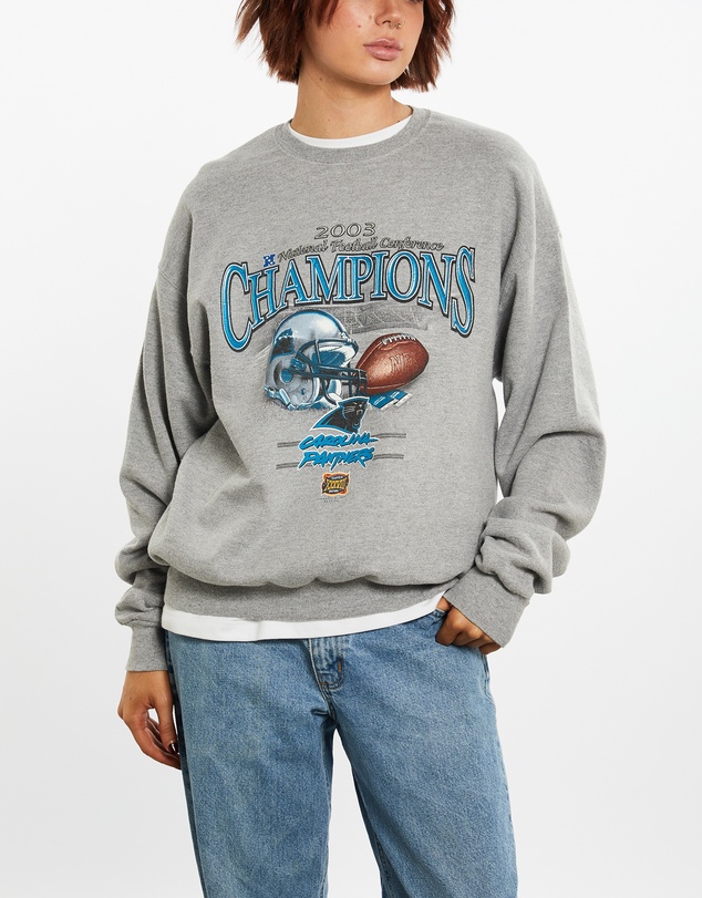 Vintage by The Real Deal - Pre Loved - Vintage NFL Carolina Panthers Sweatshirt