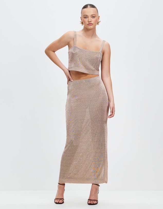 Third Form - Heavy Metal Knit Maxi Skirt
