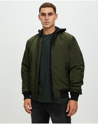 Superdry - Military Hooded MA1 Bomber Jacket