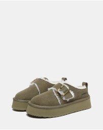 EVERAU - EverAU Ugg Tobias Cow Suede Upper House Shoes