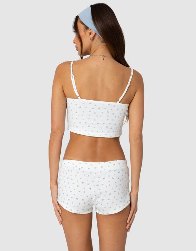 EDIKTED - Very Berry Cropped Tank Top