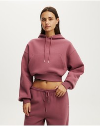 Cotton On Body Active - Plush Cropped Bubble Hoodie