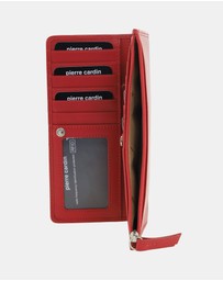 Pierre Cardin - Pierre Cardin Genuine Ladies Leather Bi-Fold Wallet