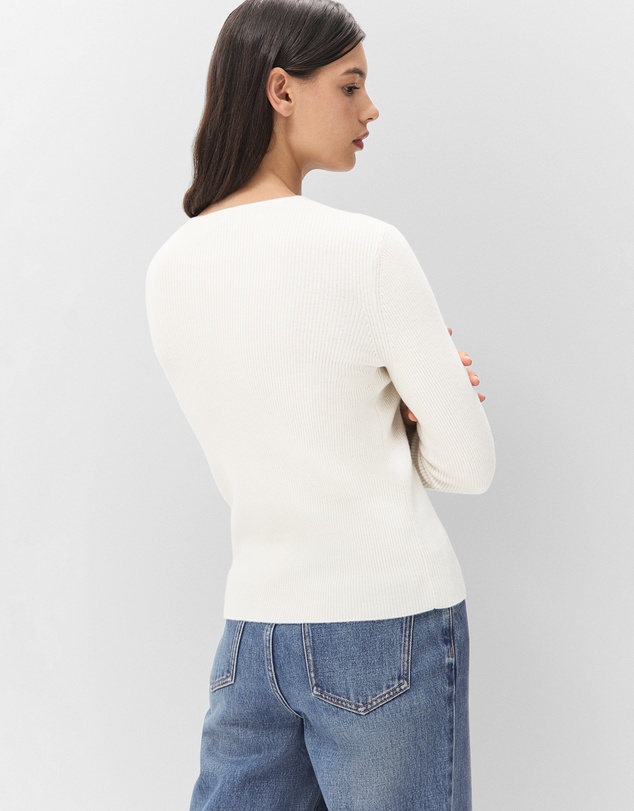 UNISON - Wool Henley Knit