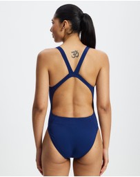 Speedo - Solid Leaderback Swimsuit