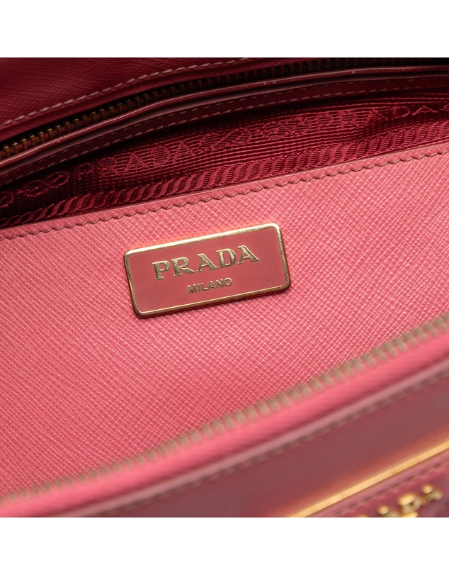 Pre-Loved by Azura Reborn - Pre-Loved Medium Saffiano Lux Galleria Double Zip Satchel