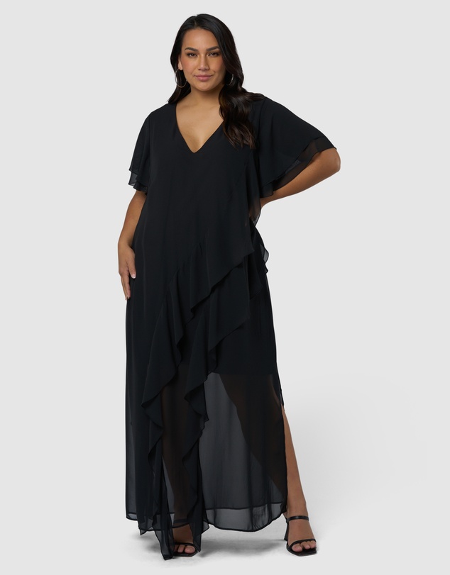 Sunday In The City - Forbidden Feline Maxi Dress