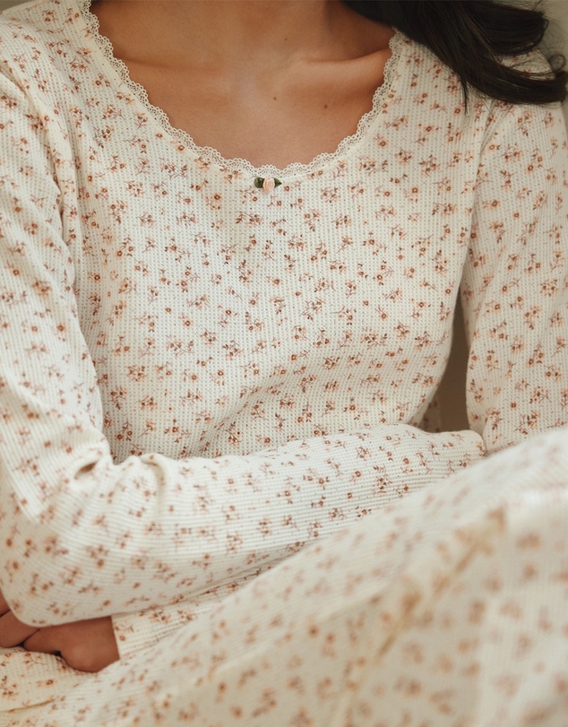 Papinelle - Claire Soft Cotton Waffle PJ Set