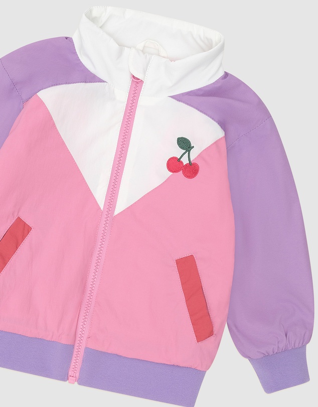 Huxbaby - Retro Cherry Spliced Windbreaker - Babies-Kids