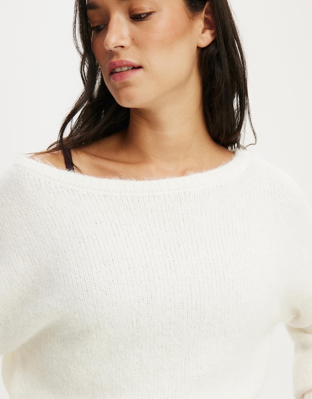 Cotton On Body - Fluffy Off The Shoulder Knit Jumper