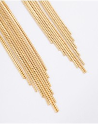 Lovisa - Gold Plated Box Chain Waterfall Drop Earrings