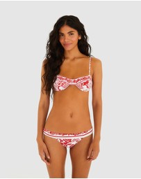 Farm Rio - Cashew And Birds Underwire Bikini Top