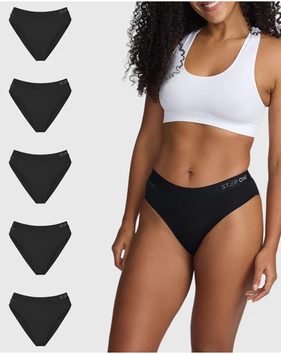 STEP ONE - Women's Bikini Brief 5 Pack - Tap Shoe