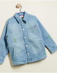 HUGO - Denim Overshirt - Teens