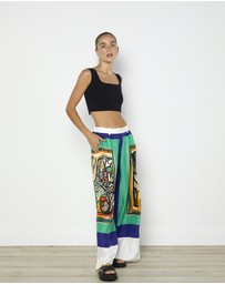 Cirkular - Pre-Loved - Christopher Esber Bandana Print Silk Pants
