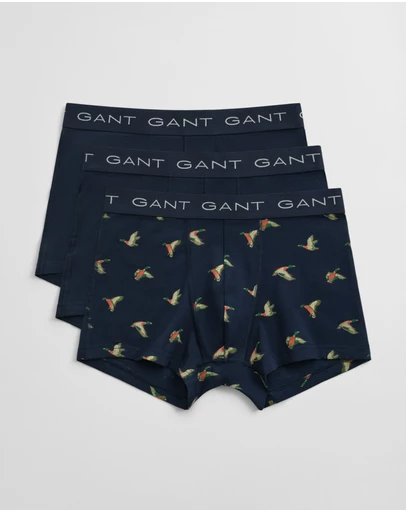 Gant - 3-Pack Duck Printed Trunks
