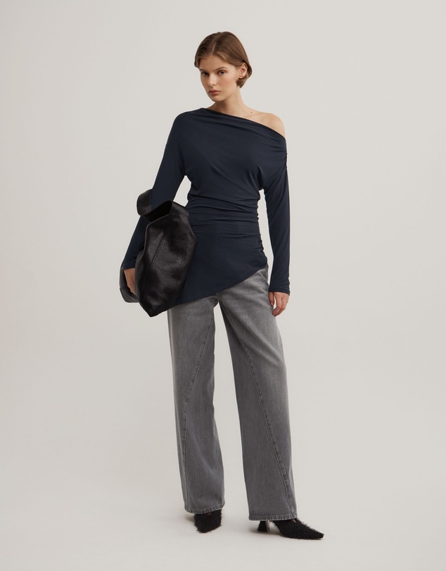 Witchery - Asymmetric Tunic Long Sleeve Top