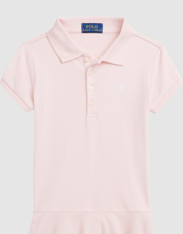 Polo Ralph Lauren - Stretch Mesh Polo Dress - ICONIC EXCLUSIVE - Babies-Kids