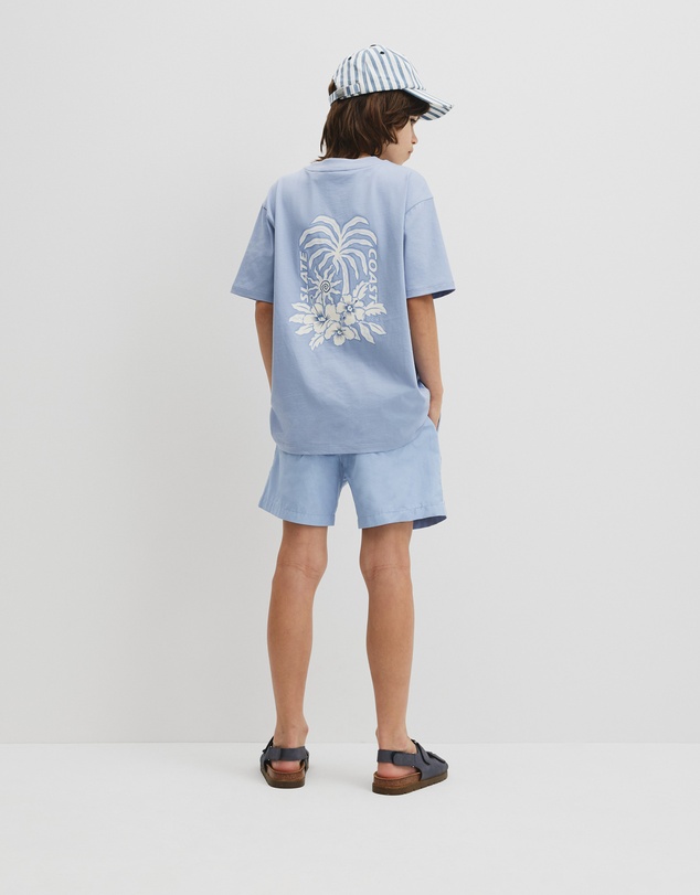 Country Road - Relaxed Hibiscus Print T-shirt