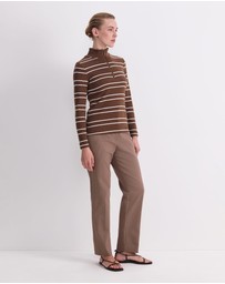 Sportscraft - Lucy Zip Funnel Neck Top