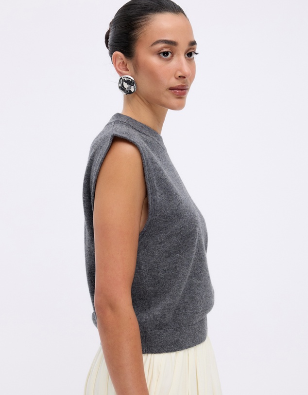 Minima Esenciales - Naya Cashmere Blend Knitted Top