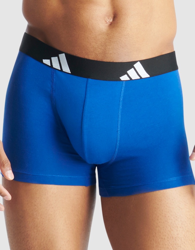 adidas Sportswear - 3 Pack Active Flex Cotton Trunk Underwear