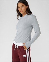 Lorna Jane - Sunrise Long Sleeve Hooded Top