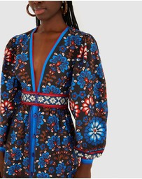Farm Rio - Latina Scarf Mini Dress