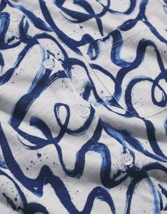 Seasalt - Seasalt Cornwall Blue Teasel Head Shirt