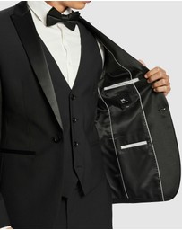 yd. - Seville Slim Tuxedo Wool Blend Suit Jacket