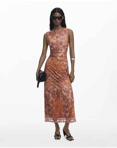Desigual - Floral draped dress