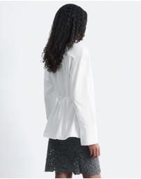 & Other Stories - Tapered Tie-Belt Shirt