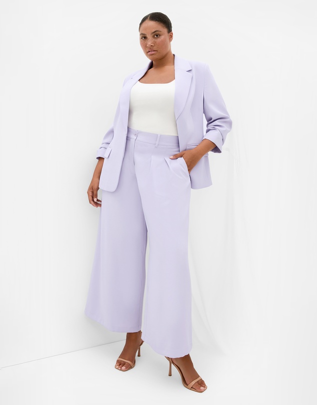 City Chic - Abbie Fully Lined Wide Leg Pant