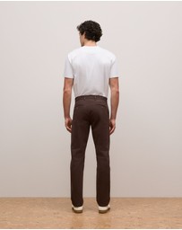 Trenery - Regular Fit Chino in Coffee Bean
