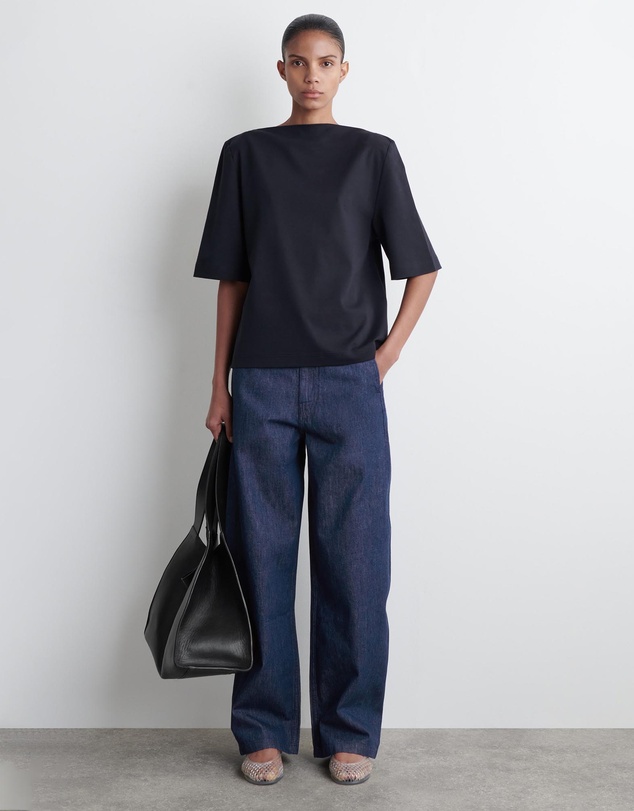 COS - Boat-Neck Cotton T-Shirt