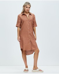 White By FTL - Hettie Shirt Dress