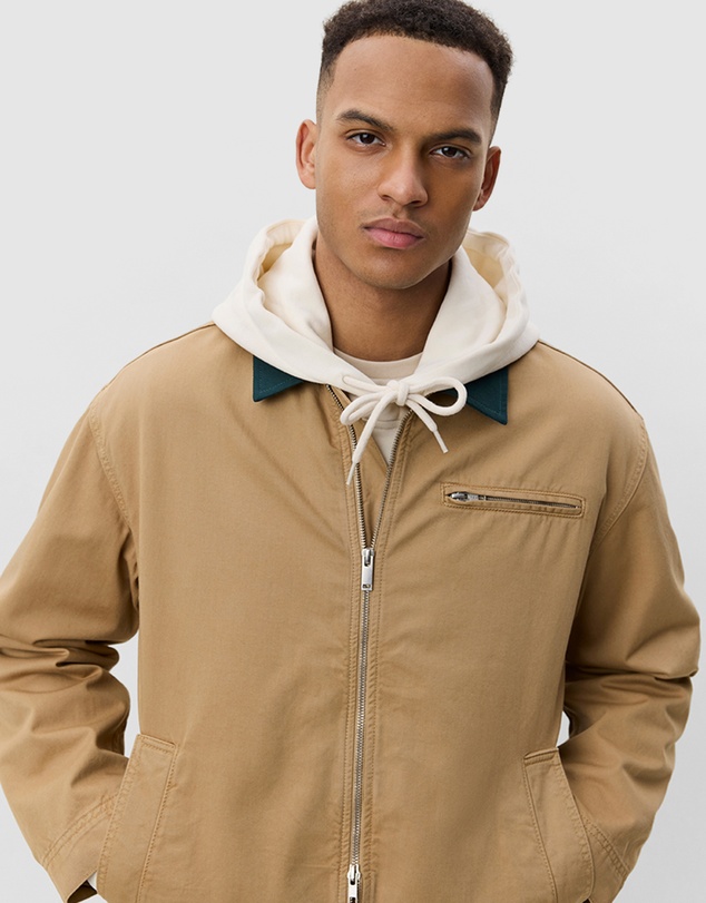 Les Deux - Twill Zipper Jacket