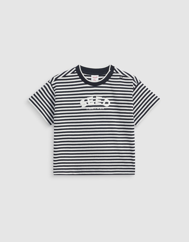 Seed Heritage - Core Stripe Logo Tee