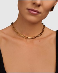 Nialaya Jewellery - Gold Link Chain Necklace