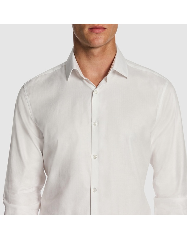 yd. - Monaco Pure Cotton Textured Dress Shirt