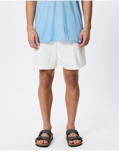 Surrounded By Ghosts - The Natron Denim Drawstring Shorts
