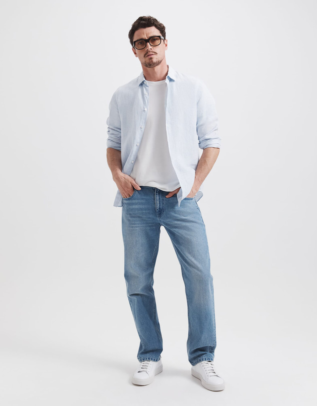 SABA - Anderson Classic Yarn Dyed Linen Shirt