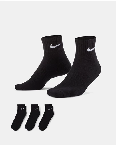 Nike - Nike Everyday Cushion Ankle Socks 3-Pack