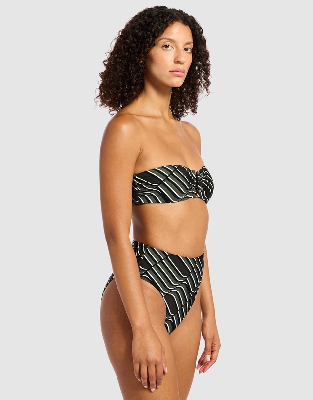 JETS - Mirage High Waist High Leg Bikini Bottom